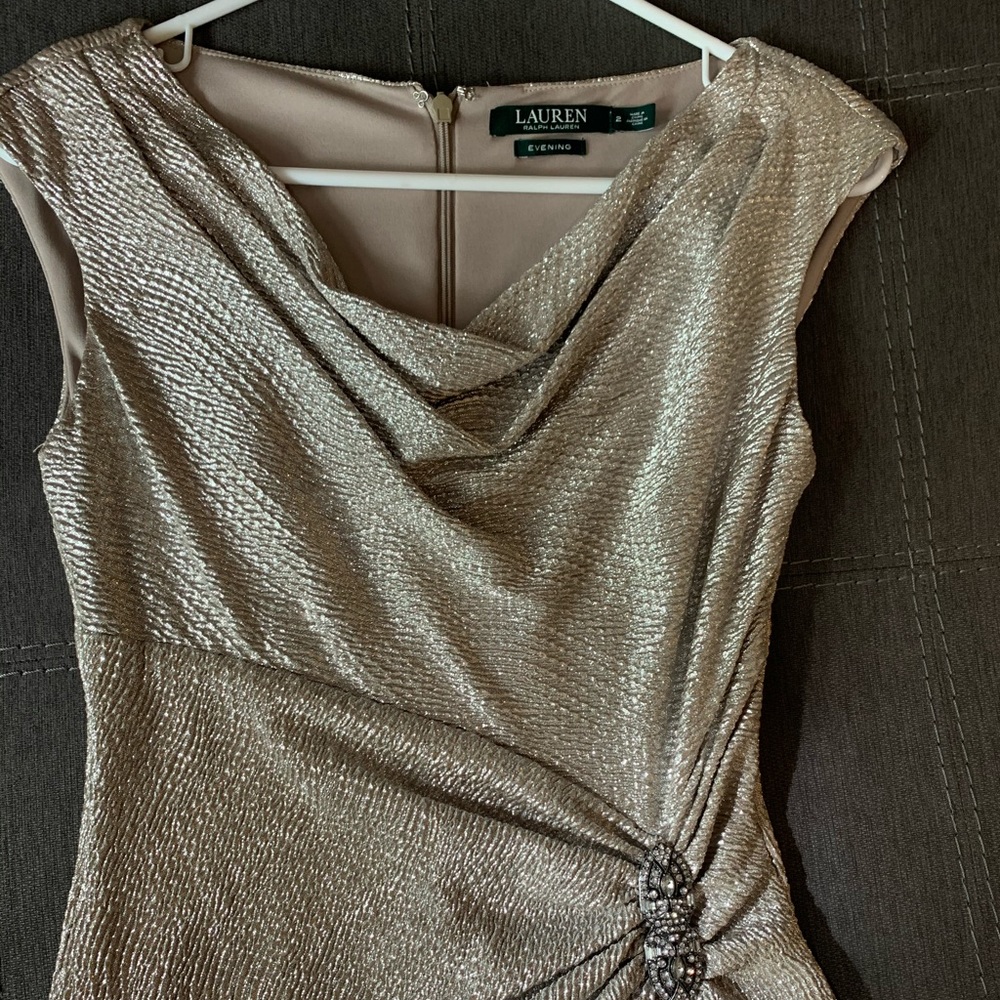 Ralph Lauren gold gown